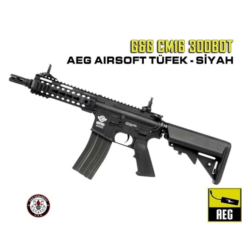 GG CM16 300BOT AEG AIRSOFT TÜFEK - Siyah