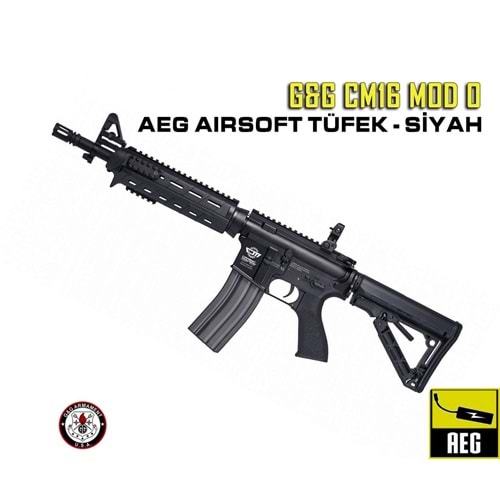 GG CM16 MOD0 AEG AIRSOFT TÜFEK - SİYAH
