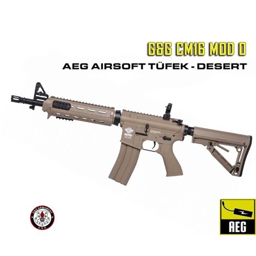 GG CM16 MOD0 AEG AIRSOFT TÜFEK - DESERT TAN