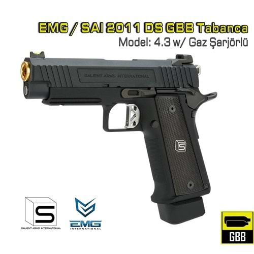 EMG/SAI 2011 DS 4.3 HiCapa Airsoft GBB Tabanca