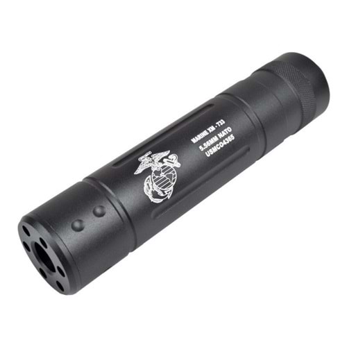 CYMA 145mm USMC TİPİ AİRSOFT SUSTURUCU REPLİKA - SİYAH