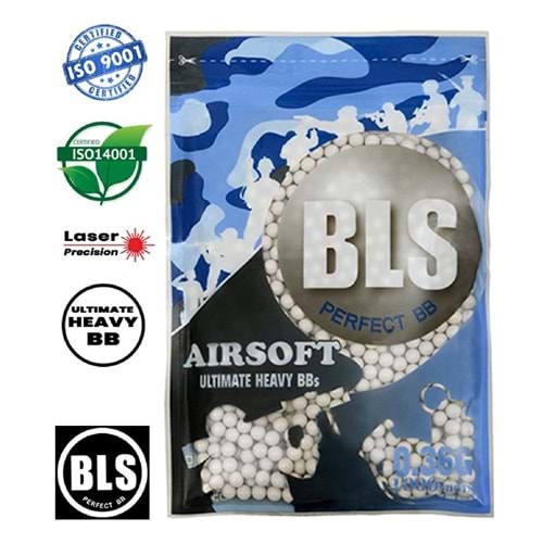 BLS PRECISION 0.36G ULTIMATE HEAVY AIRSOFT BB - 1000 ADET