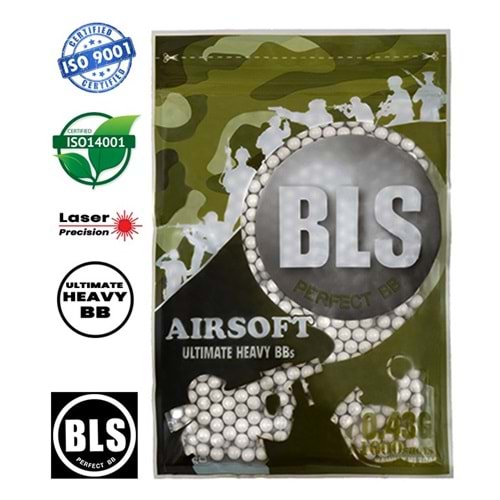 BLS PRECISION 0.43G ULTIMATE HEAVY AIRSOFT BB - 1000 ADET