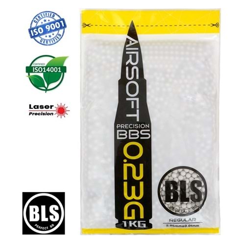 BLS PRECISION AIRSOFT BB 0.23G - 1KG - 4300Adet