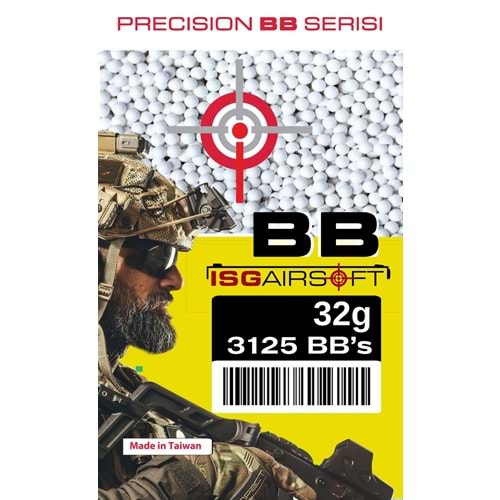 ISGairsoft TAYVAN 0.32g BB Airsoft 3125adet 1KG