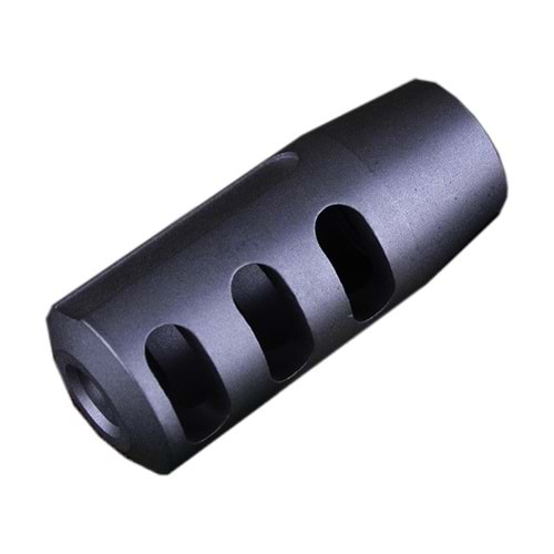ISG Metal Steel Flash Hider Ver.10 Airsoft Alev Gizleyen Replika - Siyah ISG0013