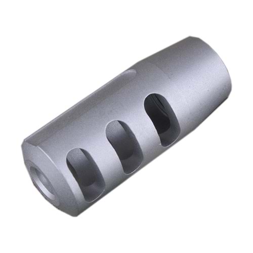 ISG Metal Steel Flash Hider Ver.10 Airsoft Alev Gizleyen Replika - Silver ISG0013A