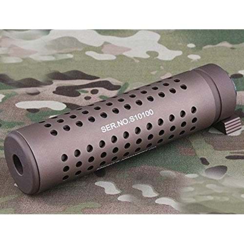 ISG KAC PDW QD Alev Gizleyenli QD Susturucu Replika (Kısa Tip) 14.5cm- Bronz ISG0480A