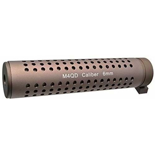 ISG KAC PDW QD Alev Gizleyenli QD Susturucu Replika UZUN 17.7cm- BRONZ ISG0489A