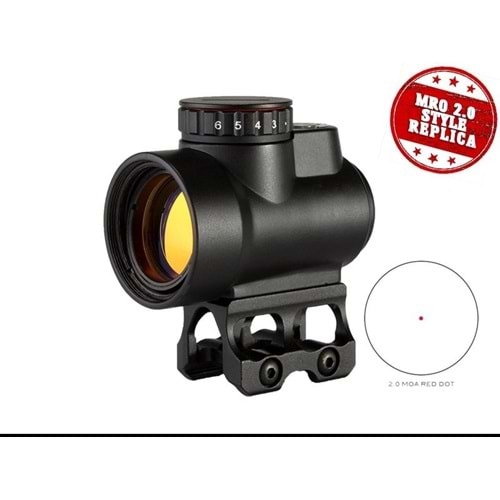 SOTAC Trijicon MRO Tipi 2.0 Airsoft RedDot SIYAH