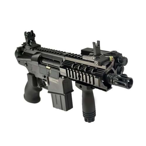 Jing Gong M4 Tabanca Tipi Airsoft Tüfek - Siyah