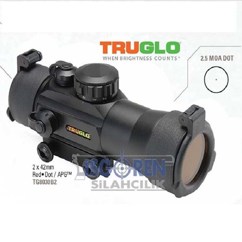 KIRMIZI REDDOT TRUGLO TG8030B2 2x42mm Siyah 2.5MOA