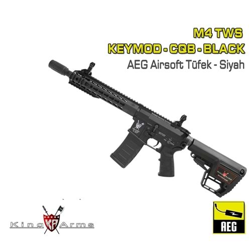 M4 TWS KeyMod CQB - Siyah