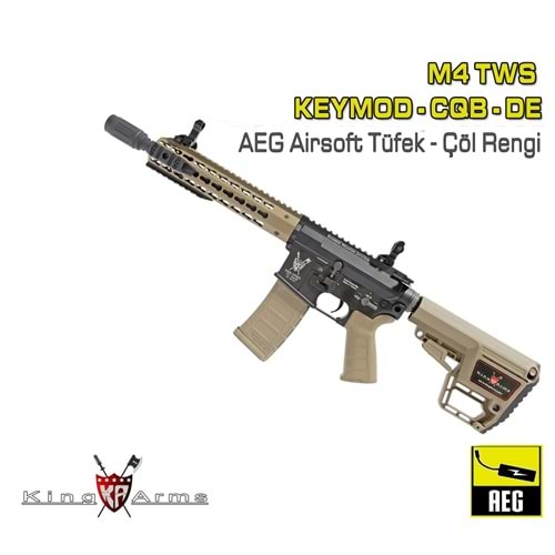 M4 TWS KeyMod CQB - Çöl Rengi
