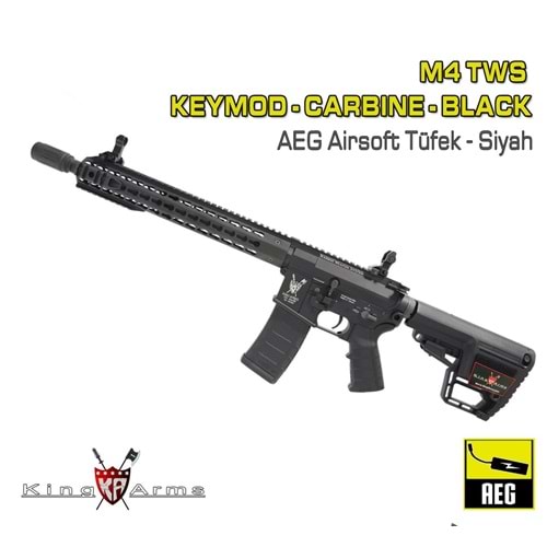M4 TWS KeyMod Carbine - Siyah