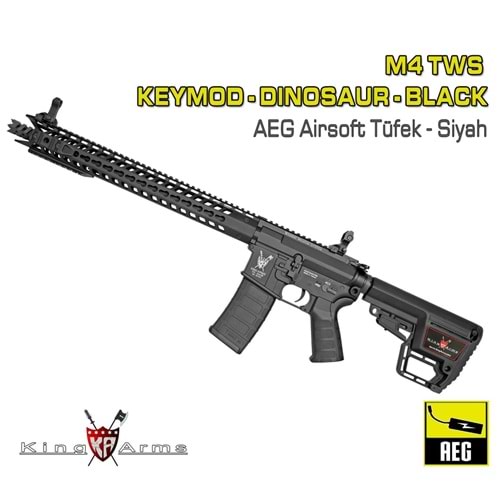 M4 TWS KeyMod Dinosaur - Siyah