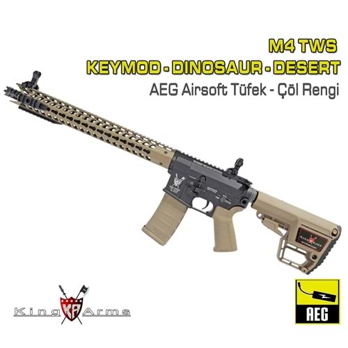 M4 TWS KeyMod Dinosaur - Çöl Rengi