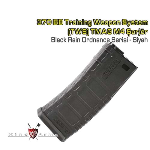 KINGARMS 370BB HICAPA TMAG M4 Şarjör - Siyah
