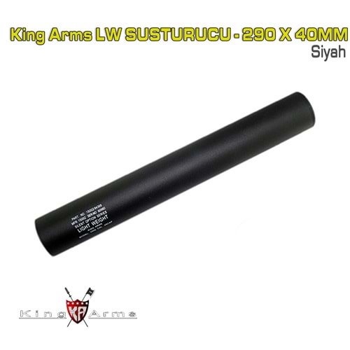 King Arms Light Weight (LW) Susturucu - 290 X 40MM