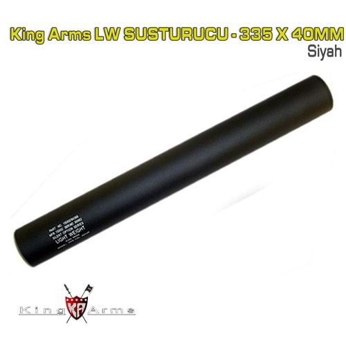 King Arms Light Weight (LW) Susturucu - 335 X 40MM