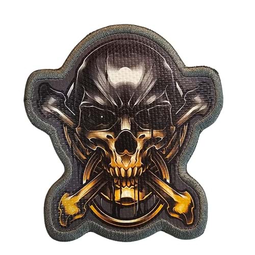 ALTIN KAFATASI CROSSBONES PATCH – STİL
