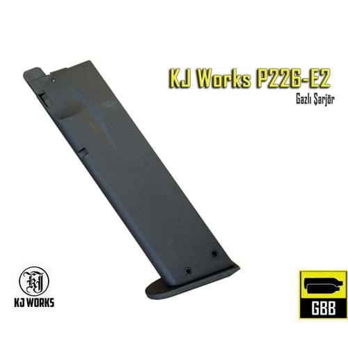 KJW P226-E2 GBB Şarjör Magazine KP-01