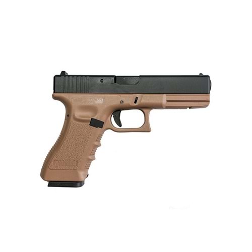 KJW G17 - Glock17 Metal Slide TAN GBB Airsoft Tabanca KP-17