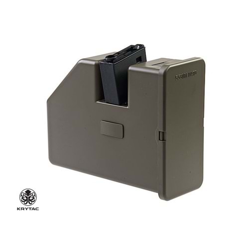 KRYTAC AEG LMG DRUM Şarjör - 3500 BB - OD Yeşil