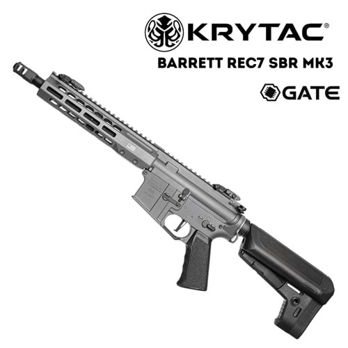 Krytac Barrett REC7 SBR MK3 GATE TUNGSTEN Airsoft AEG Tüfek