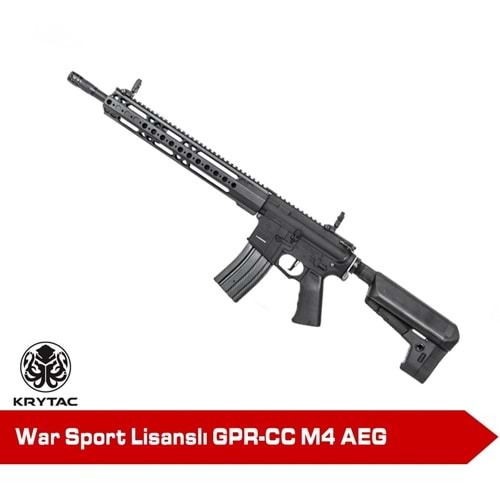 Krytac GPR-CC M4 AEG Airsoft Tüfek - Siyah