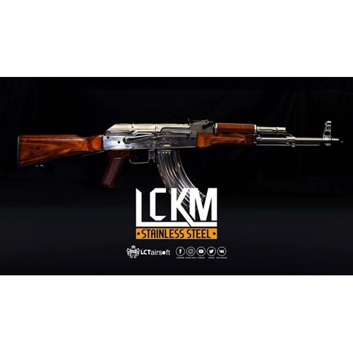 LCT LCKM STAINLESS STEEL PARLAK GÜMÜŞ AIRSOFT TÜFEK