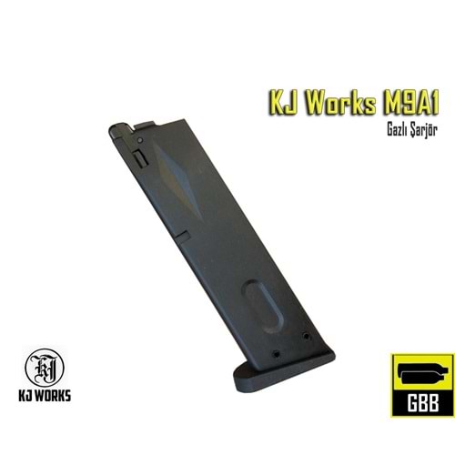 KJW M9A1 F92 Beretta GBB Mag Şarjör