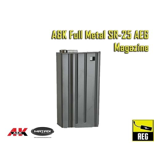 A&K Full Metal SR25 150BB Airsoft AEG Şarjör