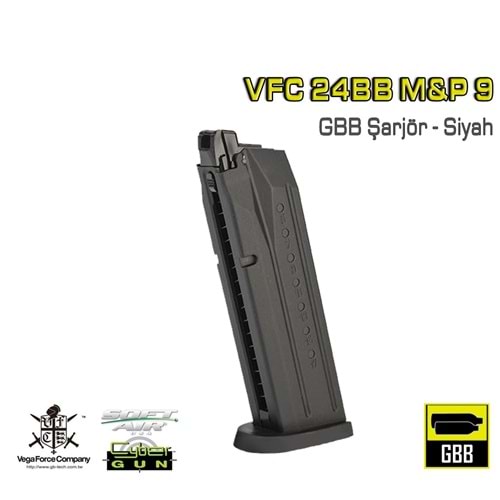 EMG SAI Smith Wesson M&P9 GBB Şarjör-Siyah