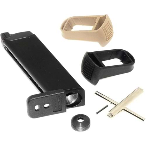MG-G17C- V2-SET / WE GLOCK AIRSOFT TABANCALAR ICIN CO2 DÖNÜŞÜM SETI