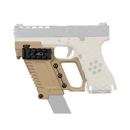 NUPROL EU Airsoft Glock CARBINE KIT - ÇÖL RENGİ