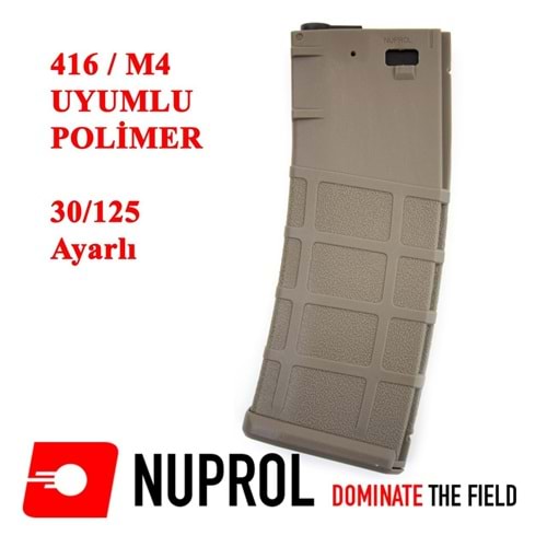 Nuprol 416 N mag 30/125BB AYARLI Mid Cap Polimer TAN
