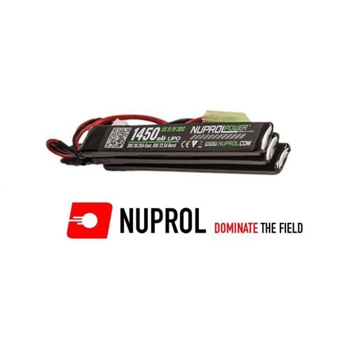 Nuprol AIRSOFT LIPO PIL 11.1V 1450MAH 30C NUNCHUCK (8057)