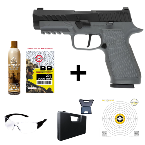 VFC SA P320 Gas Blowback Airsoft Tabanca Seti - Grey