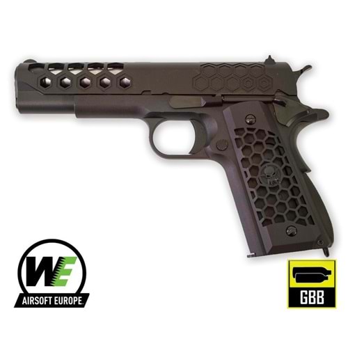 WE 1911 Hex - Siyah Airsoft Tabanca