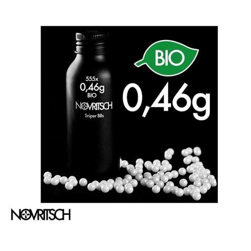 NOVRITSCH 6mm 0.46g x 555lik Sniper BIO BB mermi
