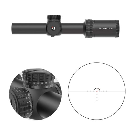 Victoptics S10 1-10x24i Fiber Tüfek Dürbünü - OPSL39