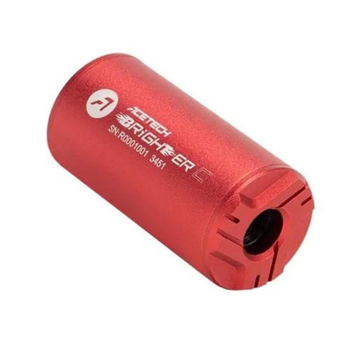 Acetech Brighter C Kompakt Tracer Unit Susturucu + Tabanca Adaptörü Kırmızı