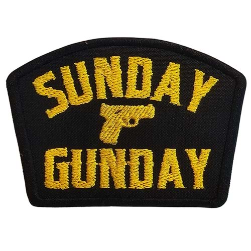 SUNDAY GUNDAY MORAL PATCH - TABANCA SİMGELİ