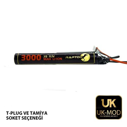 UK-Mod Raptor 3000Mah Li-ION Pil