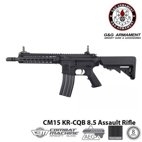 Airsoft Tüfek G&G CM15 KR-CQB 8.5\'\' EGC-15P-CQB-BNB-NCM (UGR)
