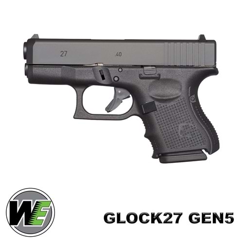 Airsoft Tabanca WE Glock 27 Siyah WE-G006A-BK-27-BK-A