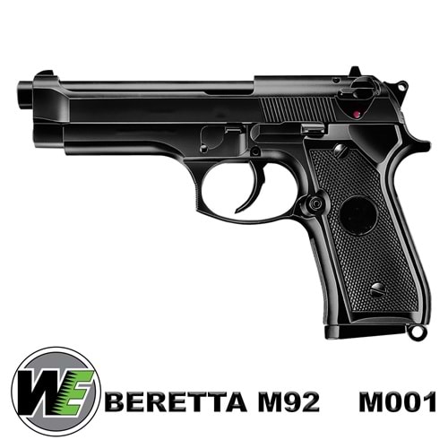 Airsoft Tabanca WE Beretta M92 Siyah WE-M001-M92-(BK)