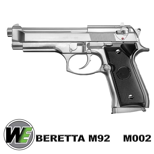Airsoft Tabanca WE Beretta M92 Krom WE-M002-M92S