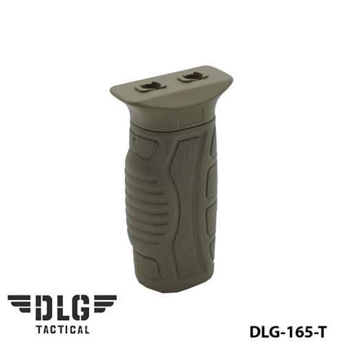 STREAKED M-LOK FOREGRIP RUBBERIZED DLG-165-T Tan